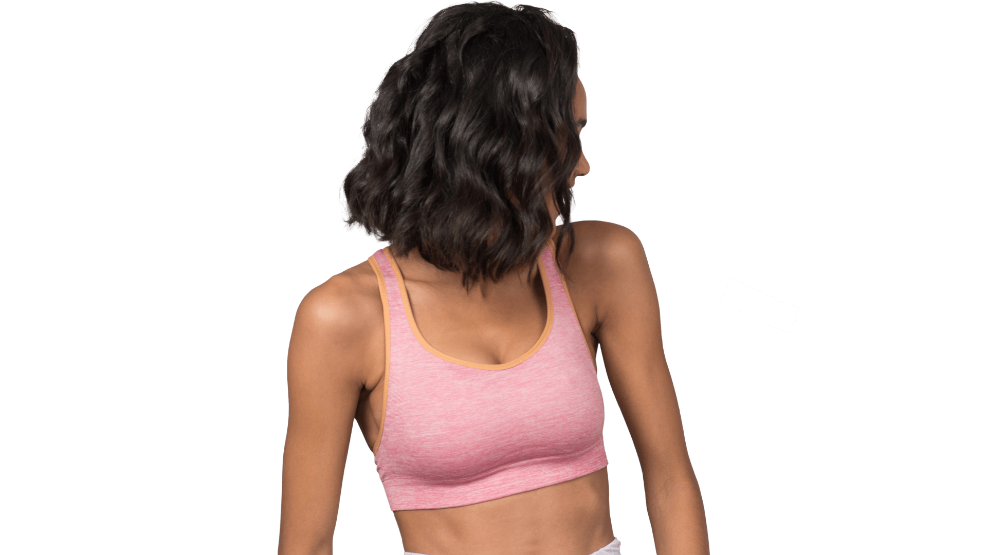 active woman sports bra pink