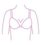 breast lift pink icon