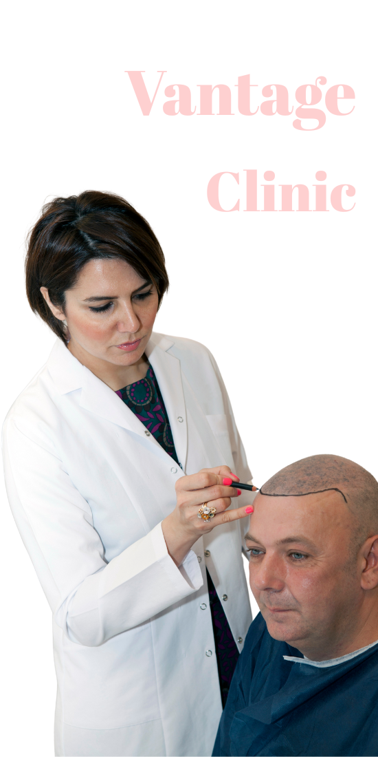 hairline design before procedure